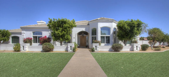 Custom Mesa Arizona home in the private gated community of Tanner Grove Estates.