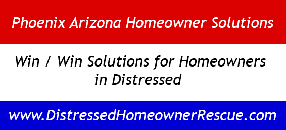 We help identify solutions for distressed homeowners in the Phoenix real estate market.