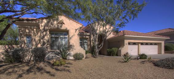 Buy this Carino Canyon home for sale in a beautiful gated North Scottsdale Shea Homes built community.