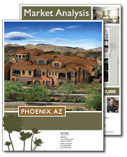 Download the 12 month report for homes sales in your area of Phoenix Arizona.